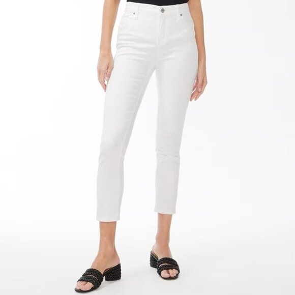 Chico's Denim - CHICO'S So Slimming Girlfriend Slim Leg Crop Jeans